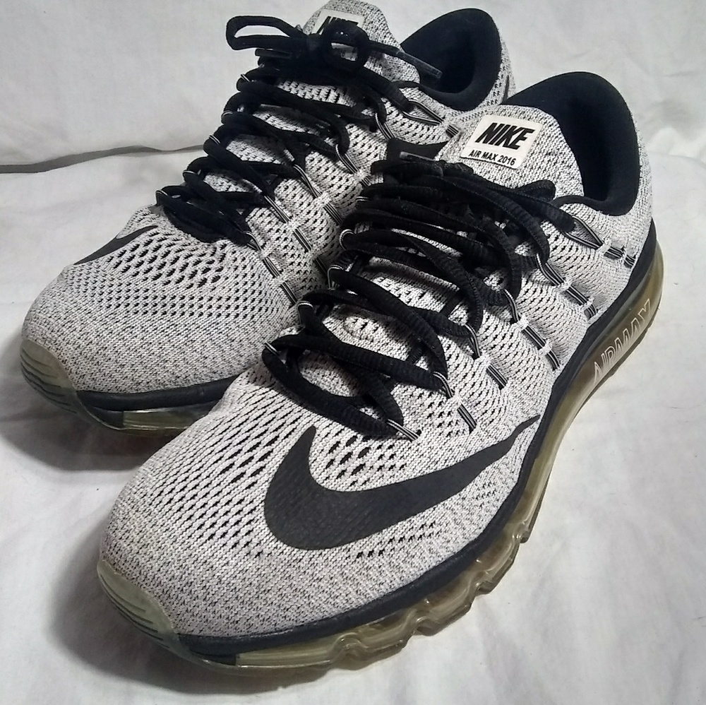 Nike Air Max 2016 white/black/(Oreo) Mens size 10